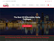 Tablet Screenshot of derbyticketsinc.com